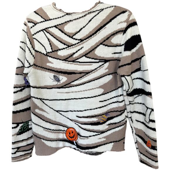 Blizzard Bay Women's Halloween Mummy Sweater Size Small - Picture 4 of 4